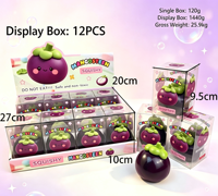 Jouet Squishy en TPR multi-styles, en forme de dessin animé (citron, chou, fruit, chien), à remontée lente, anti-stress, jouet à presser pour enfants