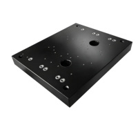Plaque de surface en granit naturel noir de qualité 00/AA, personnalisée OEM, avec logo sur mesure pour l'inspection de précision en laboratoire