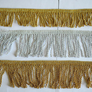 Custom Bullion Wire <b>Tassel</b> Fringes for Garment & Decorative Use with All Design and Color Options Lightweight High Quality - Product Image 4