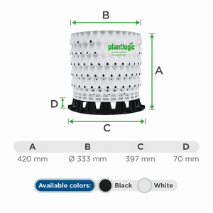 Feuilles de <span class=keywords><strong>pot</strong></span> de culture aérien <span class=keywords><strong>en</strong></span> PE/PVC blanc <span class=keywords><strong>pour</strong></span> l'arrosage des racines des olives, des plantes, des fleurs et des légumes <span class=keywords><strong>en</strong></span> jardin - Product Image 2