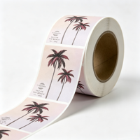 Étiquettes adhésives personnalisées en papier kraft brillant imperméable pour diffuseurs d'huiles essentielles et bouteilles de bougies