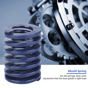 Ressort de poinçonnage bleu pour charges lourdes – <span class=keywords><strong>Résistance</strong></span> à l'usure et fabrication OEM - Product Image 2