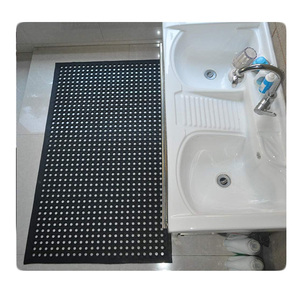 Thickened Non-slip Rubber Floor Mat With Holes for Deck Thickened Non-Slip Rubber Floor Mat for Deck <b>Plastic</b> <b>Flooring</b> with Holes - Product Image 6
