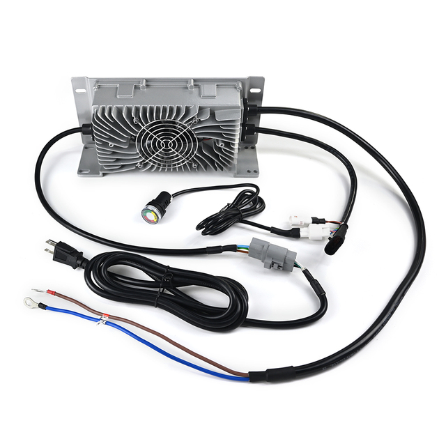 36V 25A Waterproof Onboard Battery Charger for Electric Boats Scooters Golf Carts for 2-Wheeled Professional Industrial