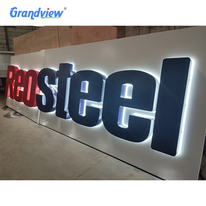 Barlar ofis mağazaları için kanal mektubu ile iş ön aydınlatmalı ve arka aydınlatmalı reklam işareti için özel LED tabela - Product Image 1