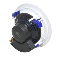 Haut-parleur coaxial à montage encastré en V avec pince antidérapante et cône en mica pour haut-parleur de plafond audio haute performance