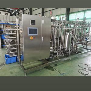 Pasteurisateur tubulaire à plaques en acier inoxydable SS316L à économie d'énergie pour système de stérilisation de jus, boissons, <span class=keywords><strong>lait</strong></span> et produits laitiers, capacité de 500L/h à 20 000L/h - Product Image 2