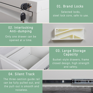 Nhà máy mới của 2-ngăn kéo thép Tủ hồ sơ bột áo kim loại văn phòng Lưu trữ tập tin an toàn hộp cho phòng tập thể dục hội thảo trường sử dụng mới - Product Image 5