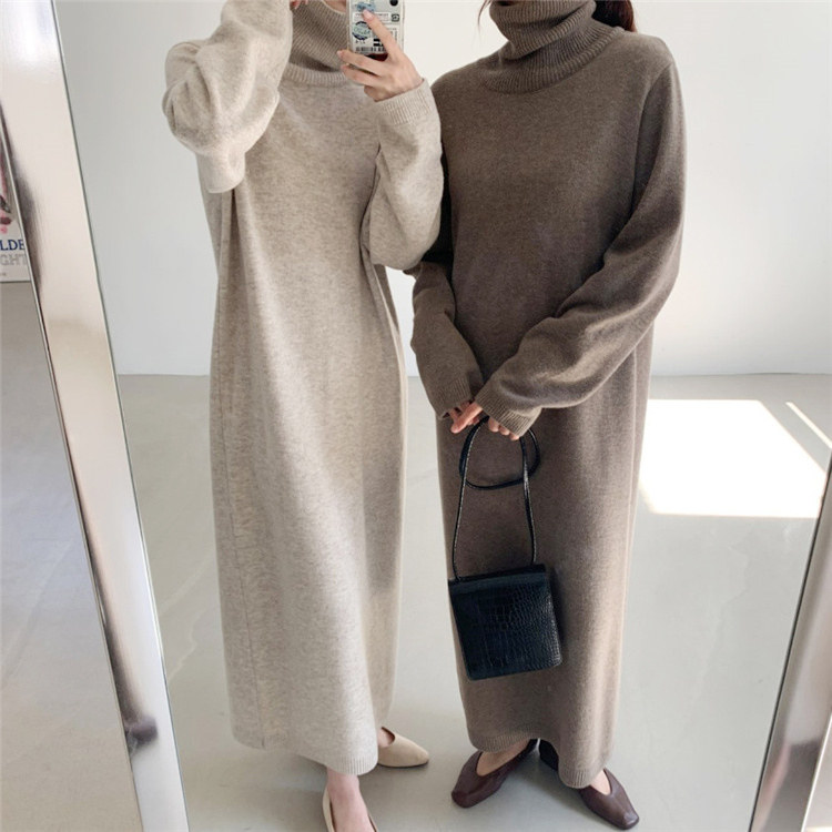 Chic Styles and Comfort in long sleeve turtleneck dress loose for Trendy  Women