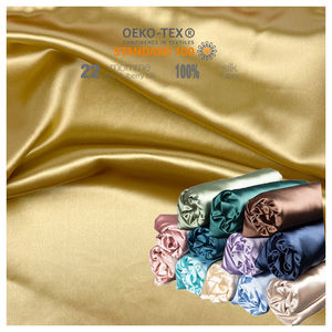 Saree Plaine Teint Plaine Satin Robe De Mariée <span class=keywords><strong>Saatin</strong></span> Tissu Tissé Plaine En Gros 100% Soie Mousseline De Soie 100% soie 22MM Spot 140CM 90gsm - Product Image 4