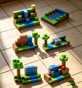 Cubes magnétiques de luxe 81 pièces dans une boîte en PVC durable pour l'apprentissage STEM en maternelle - Product Image 2