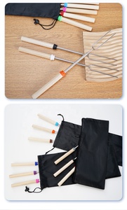Marshmallow Roasting Sticks, Telescoping Smores Sticks , 32 Inch Long Marshmallow <strong>Toasting</strong> Barbecue <strong>Forks</strong> S'mores Skewers - Product Image 2