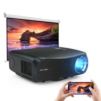 Projecteur intelligent OEM 1750 ANSI, projecteurs Android, prise en charge HD, prise en charge 4K 1080p, projecteur de cinéma maison, téléphone portable