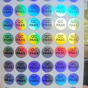 Aangepaste Regenboog Film Vinyl Logo Laser Gesneden Sticker Aantrekkelijke Afdrukken Lijm Waterdichte Holografische Sticker - Product Image 5