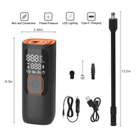 Gonfleur d'air électrique portable compresseur d'air sans fil super gonflage véhicule outil pour vélo moto voiture balle pompe de voiture