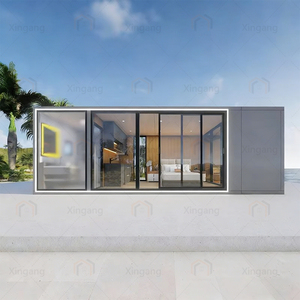 Maisons préfabriquées de luxe, autres, type véranda, 40 pieds, mobiles, isolées, en forme de cube, 1 étage, <span class=keywords><strong>3</strong></span> <span class=keywords><strong>chambres</strong></span>, entièrement meublées, mini-<span class=keywords><strong>maison</strong></span> <span class=keywords><strong>à</strong></span> <span class=keywords><strong>louer</strong></span> - Product Image 1