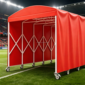Tunnel Retrattile Mobile in Alluminio per Giocatori, Resistente, Zincato a Caldo, Impermeabile in PVC per Stadi di <span class=keywords><strong>Calcio</strong></span> - Product Image 2