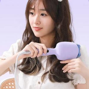 เครื่องม้วนผมไฟฟ้ารุ่นใหม่ปี 2024 สีชมพูม่วง เซรามิก หน้าจอ LCD LED ปรับได้ ขนาด 32 มม. สร้างลอนผมแบบคลื่น พร้อมประจุลบ คุณภาพระดับพรีเมียม - Product Image 6