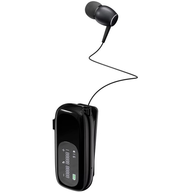 K75 New Lavalier Business BT V5.4 Headset Retractable Portable Noise Cancelling Calls Remind Vibration Wireless Earphones