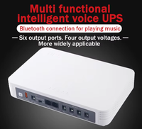 Mini chargeur UPS 20000 mAh pour routeur ONU avec 8 heures d'autonomie, 5V/9V/12V/2A, affichage LED, prises EU/UK/US, alimentation 24V
