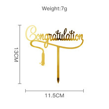Adorno para Pastel <span class=keywords><strong>de</strong></span> Graduación 2026 con Mensaje 'Lo Lograste' para Decoraciones <span class=keywords><strong>de</strong></span> Fiesta <span class=keywords><strong>de</strong></span> Graduación, Accesorio para Pastel - Product Image 4
