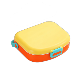 Meistverkaufte Kinder-Lunchbox mit Logo & Muster Anpassbar BPA-frei ABS Auslaufsicher 4 Fächer Bento-<span class=keywords><strong>Box</strong></span> Schul-Lunchbox für Kinder - Product Image 1