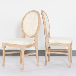 Đương Đại Stackable mây vòng trở lại ghế gỗ sồi với đệm có thể tháo rời cho đám cưới và bên - Product Image 2