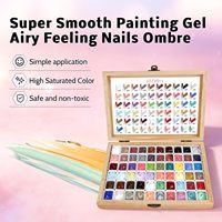 Palette de gel de peinture crème solide 100 couleurs, gel UV LED à haute pigmentation, longue tenue, pour salon et manucure DIY