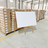 Toile de peinture en coton vierge de haute qualité, triple apprêtée, en gros, large de 2,2 mètres