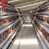 3 niveaux 1.88m de Long 4 Nids 96 Capacité Cage de Poulet de Couche D'oeufs