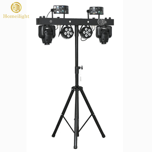 Équipement d'éclairage de scène DJ Portable 5in1 stroboscope tête mobile Par lumière DJ Disco fête <span class=keywords><strong>Laser</strong></span> lumière Gig Bar avec support - Product Image 2