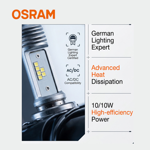 ไฟหน้ารถมอเตอร์ไซค์ OSRAM HS1 Plus (สีเหลืองขิง) แบบ LED |   สินค้ามาใหม่ 10/10W กำลังไฟฟ้าประสิทธิภาพสูง |   1100/1200lm ให้แสงสว่างสูง - Product Image 5