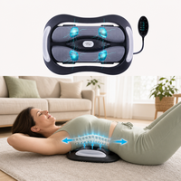Masseur lombaire multi-niveaux réglable avec compresse chaude, impulsions électriques et vibrations pour le bureau et la maison – Agent recherché
