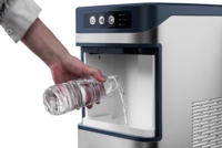 Machine à glaçons automatique Ouruoxi avec capteur de niveau de glace et auto-nettoyante, production de 15 kg par jour pour la maison, les bars, les restaurants et les commerces