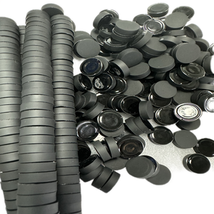 Disco redondo de alta calidad personalizado N52 potentes imanes recubiertos de goma negra impermeables de neodimio Ndfeb - Product Image 4