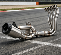 Système d'échappement complet pour moto avec tuyau de raccordement et DB Killer, fabriqué en Chine pour usage industriel (état neuf)