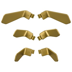 EXtremeRate ปุ่มเปลี่ยนด้านหลังสีทองเมทัลลิกแบบถอดเปลี่ยนได้ สำหรับคอนโทรลเลอร์ Xbox One Elite และ Elite Series 2 - Product Image 2