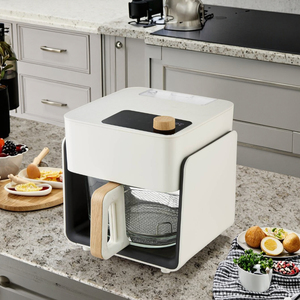 <span class=keywords><strong>Friteuse</strong></span> <span class=keywords><strong>Airfryer</strong></span> électrique transparente à vitre personnalisée <span class=keywords><strong>Friteuse</strong></span> électrique Four à air chaud <span class=keywords><strong>Friteuse</strong></span> à air sans huile multifonction - Product Image 5