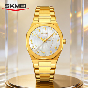 Reloj de Cuarzo para Hombre, Diseño Simple y Elegante, de Acero Inoxidable, con Costuras en Contraste de <span class=keywords><strong>Color</strong></span>, Resistente al Agua - Product Image 1