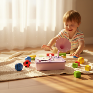 Giradischi <span class=keywords><strong>per</strong></span> Bambini, Giocattolo Educativo a Forma di Grammofono con Dischi Musicali <span class=keywords><strong>per</strong></span> Bambini - Product Image 6