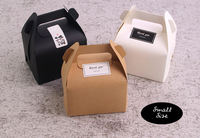 Boîte à pain en papier Recyclable, boîte-cadeau portable pour petit déjeuner, boîte à gâteaux pour fenêtre