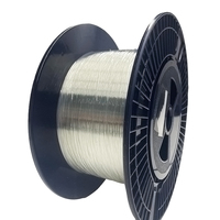Cable de Fibra Óptica para Telecomunicaciones, Monomodo G657A2, 0.25mm, 50.4 KM, Bobina de Fibra Óptica Desnuda de 250μm, FTTH