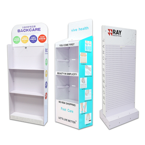可定制制造商直供定制印刷PVC泡沫板地板挂钩展示架 - Product Image 1