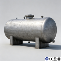 Réservoir de carburant diesel horizontal sur mesure 1000-60000L en acier au carbone pour générateur, exploitation minière, conforme aux normes ASME CE ISO, fabricant pour usage industriel