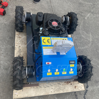 Mesin Pemotong Rumput Bensin 7.5hp 27hp dengan Remote Control, Lebar Potong 550mm, Robot Pemotong Rumput untuk Lapangan Golf dan Taman - Bersertifikasi CE EPA Euro 5, Tanpa Kabel, DIY