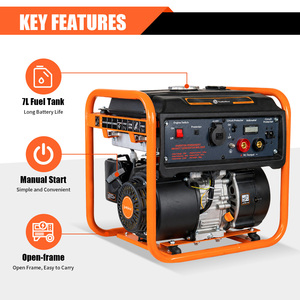 Mini Gasoline Welding Machine 7L Maquina De Soldar Portatil Gasoline Welder 5000w 230V <b>AC</b> Lightweight <b>Portable</b> for Field Repairs - Product Image 6