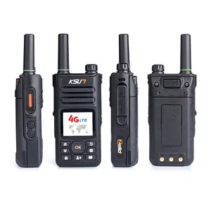 4G LTE GSM Zelloเครื่องส่งรับวิทยุโทรศัพท์100kmระยะยาวGlobal Walkie-Talkie Android Wifiฟันสีฟ้าPOCเครือข่ายวิทยุสองทาง