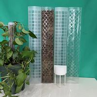 Poteaux de soutien pour plantes d'intérieur, bâtons de croissance pour plantes grimpantes, poteaux en plastique pour plantes, fournitures de jardin