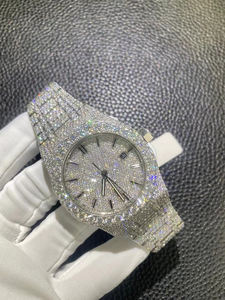 Reloj Mecánico VVS Moissanite Personalizado al por Mayor para Hombre - Product Image 5