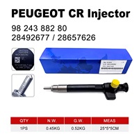 28492677 28657626 9824388280 Inyector de Combustible para Motor Diésel, Dispositivo de Inyección de Combustible Aplicable a Citroën Jumper y Peugeot Boxer 2.2